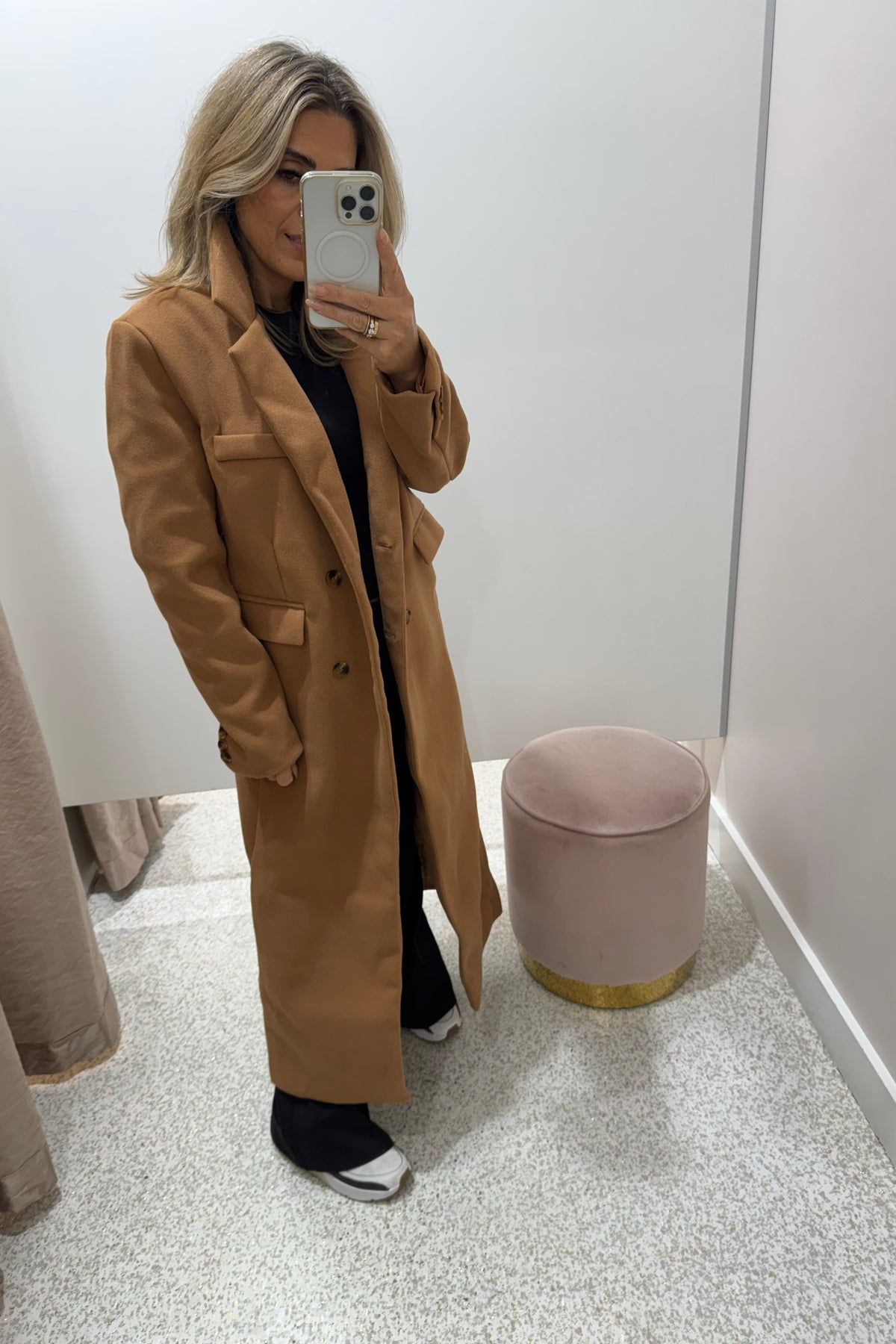Chosen By Fifi & Annie The Carter Full Length Coat | Camel