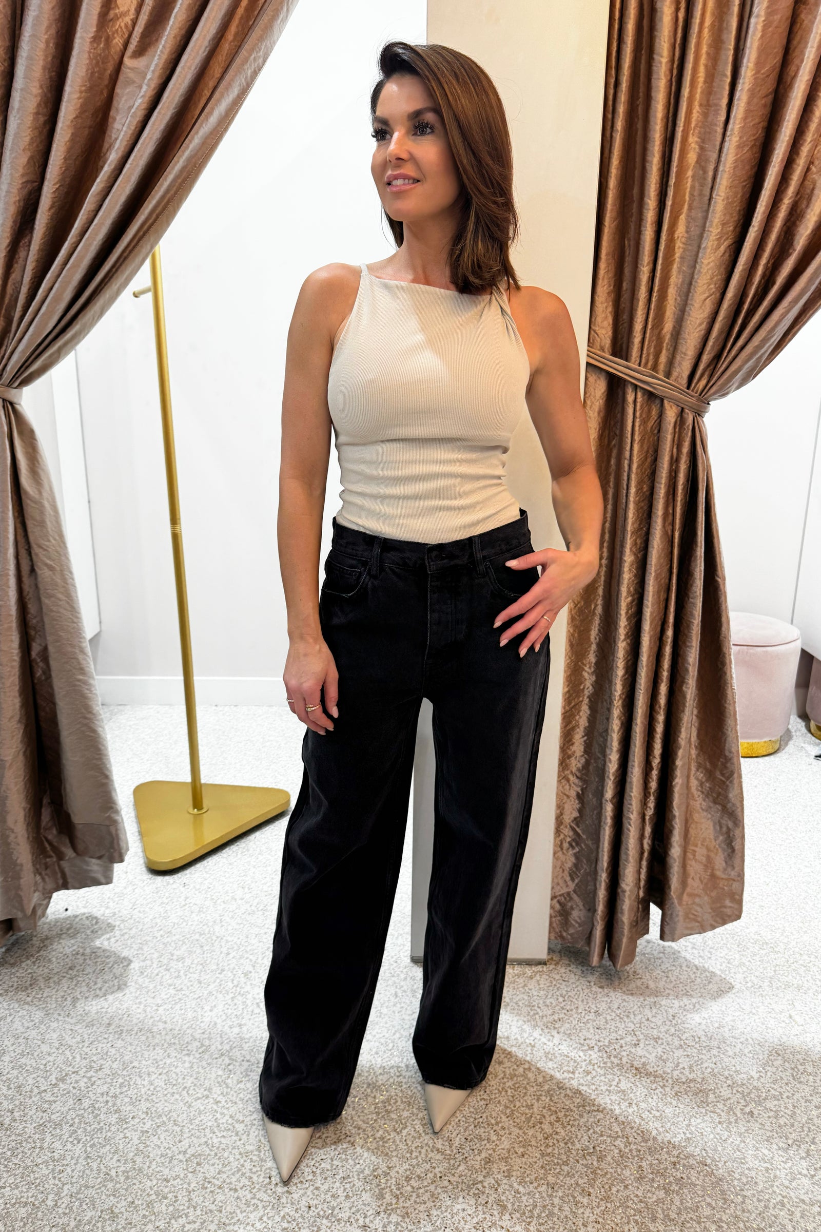 Bec + Bridge Ione Asym Top | Taupe