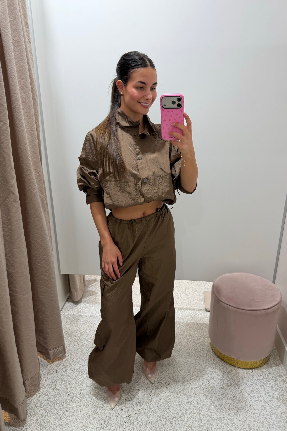 Shona Joy Malika Parachute Jacket | Bronze