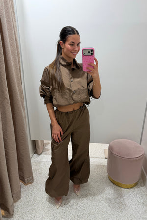 Shona Joy Malika Parachute Jacket | Bronze