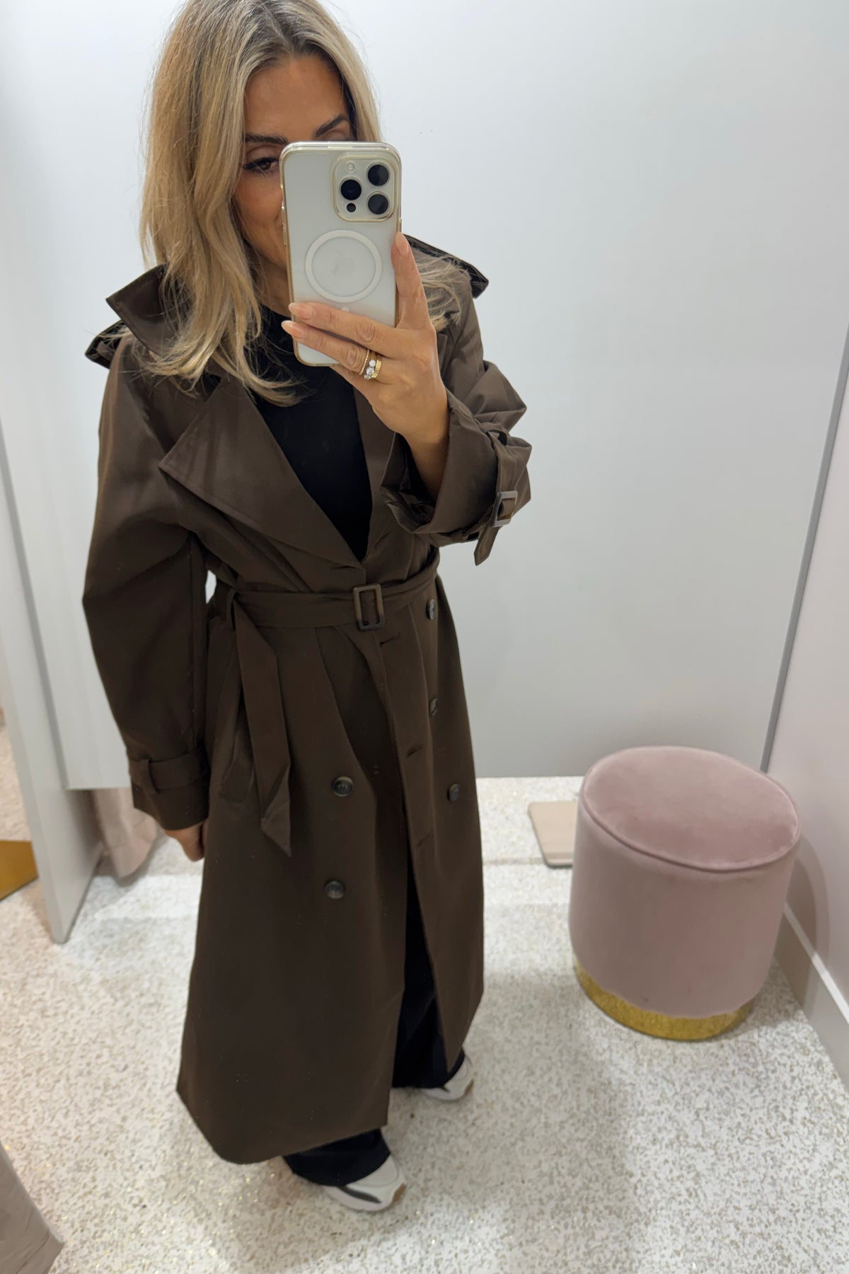 Chosen By Fifi & Annie The Tomboy Trench Coat | Chocolate