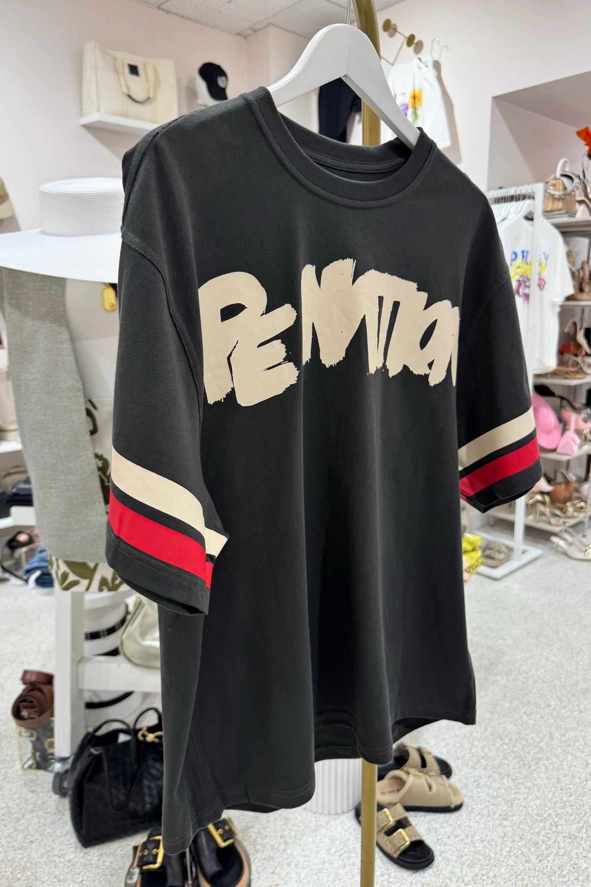 P.E Nation Frontline Oversized Tee | Asphalt