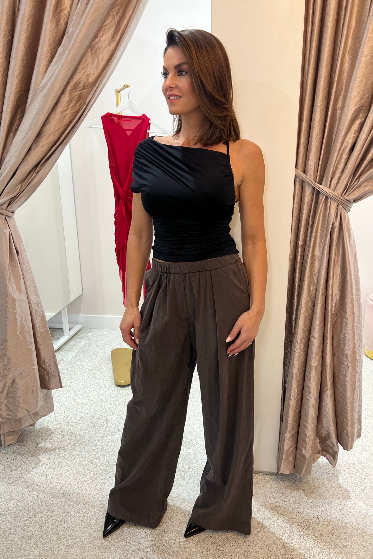 Bec + Bridge Bree Asym Top | Black