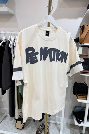 P.E Nation Frontline Oversized Tee | Whisper White