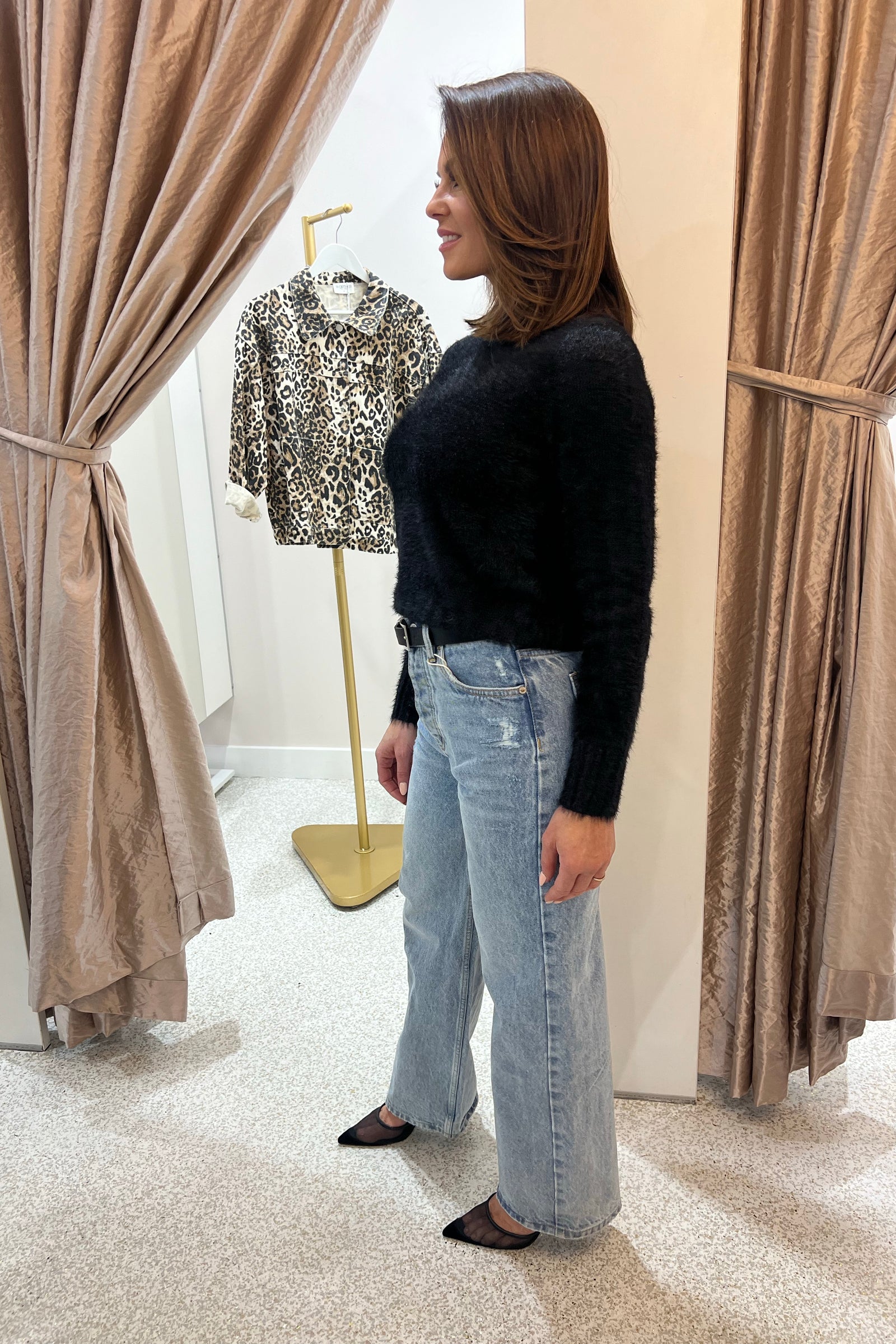 Chosen By Fifi & Annie The Classic Brushed Knit Sweater | Black