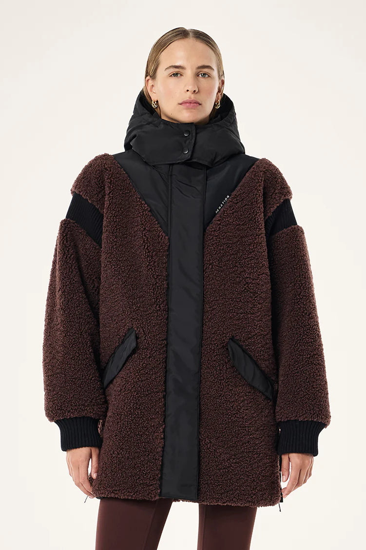 P.E Nation District Jacket | Mahogany