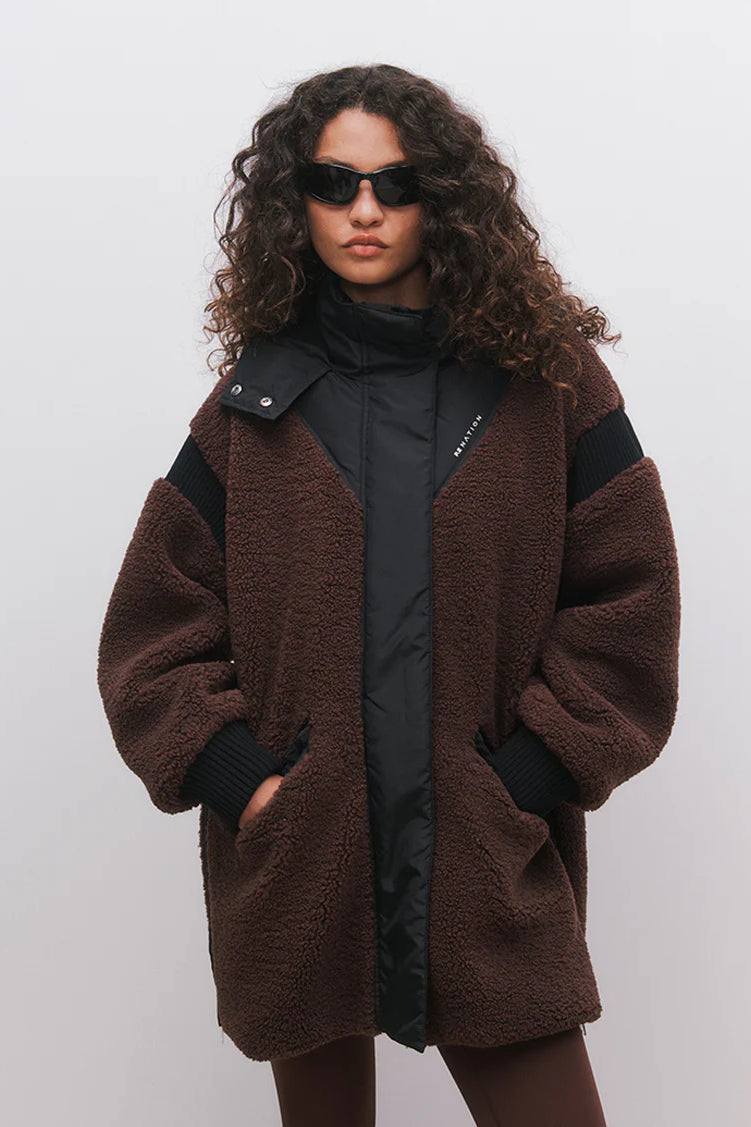 P.E Nation District Jacket | Mahogany