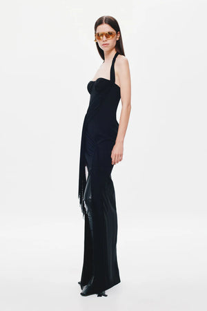 Misha The Torrent Suiting Dress | Black