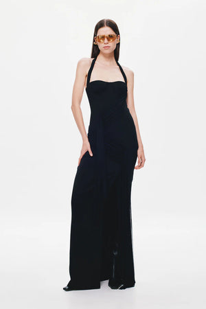Misha The Torrent Suiting Dress | Black