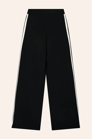 P.E Nation Retreat Knit Pant | Black / Whisper White
