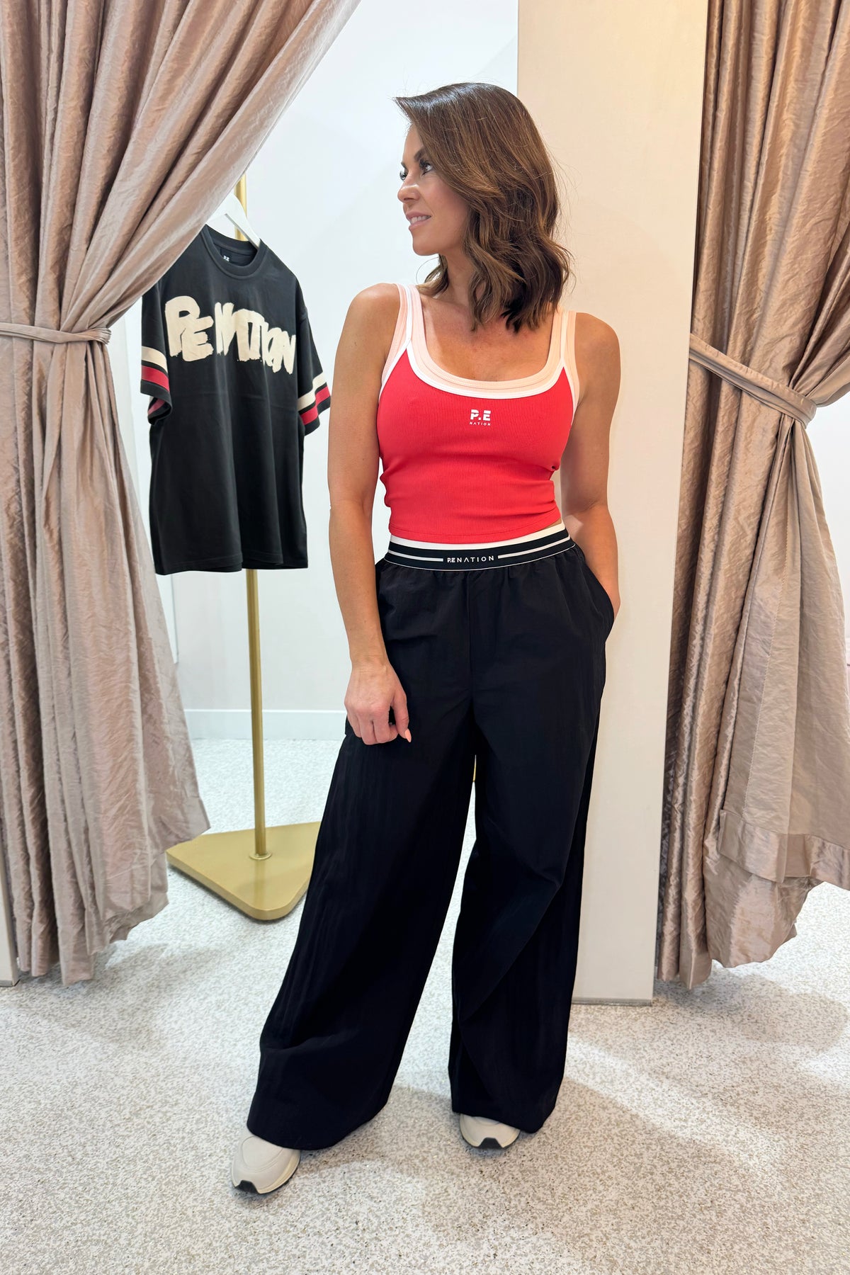 P.E Nation Avant Pant | Black/Whisper White