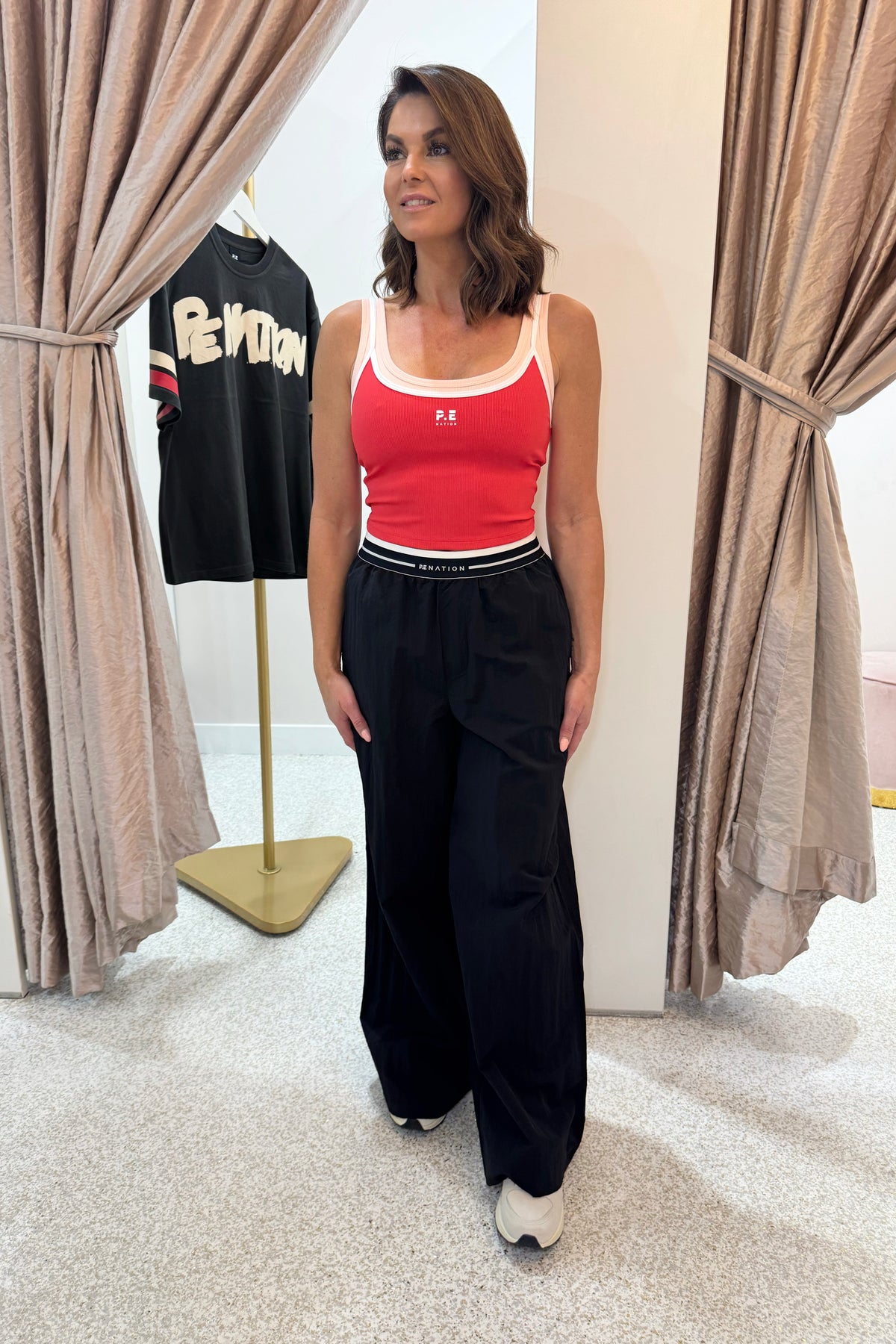 P.E Nation Avant Pant | Black/Whisper White