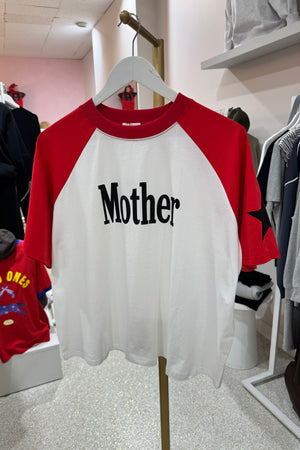 Chosen By Fifi & Annie The Mother Tee | White/Red