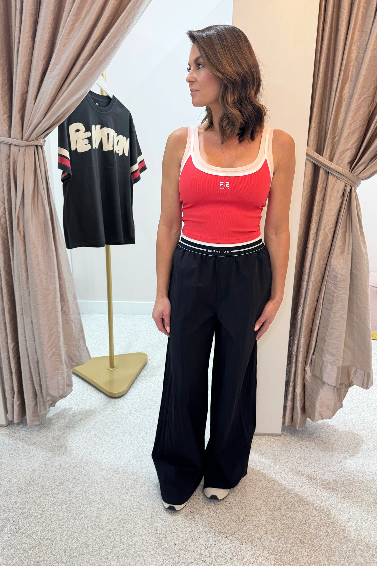 P.E Nation Avant Pant | Black/Whisper White