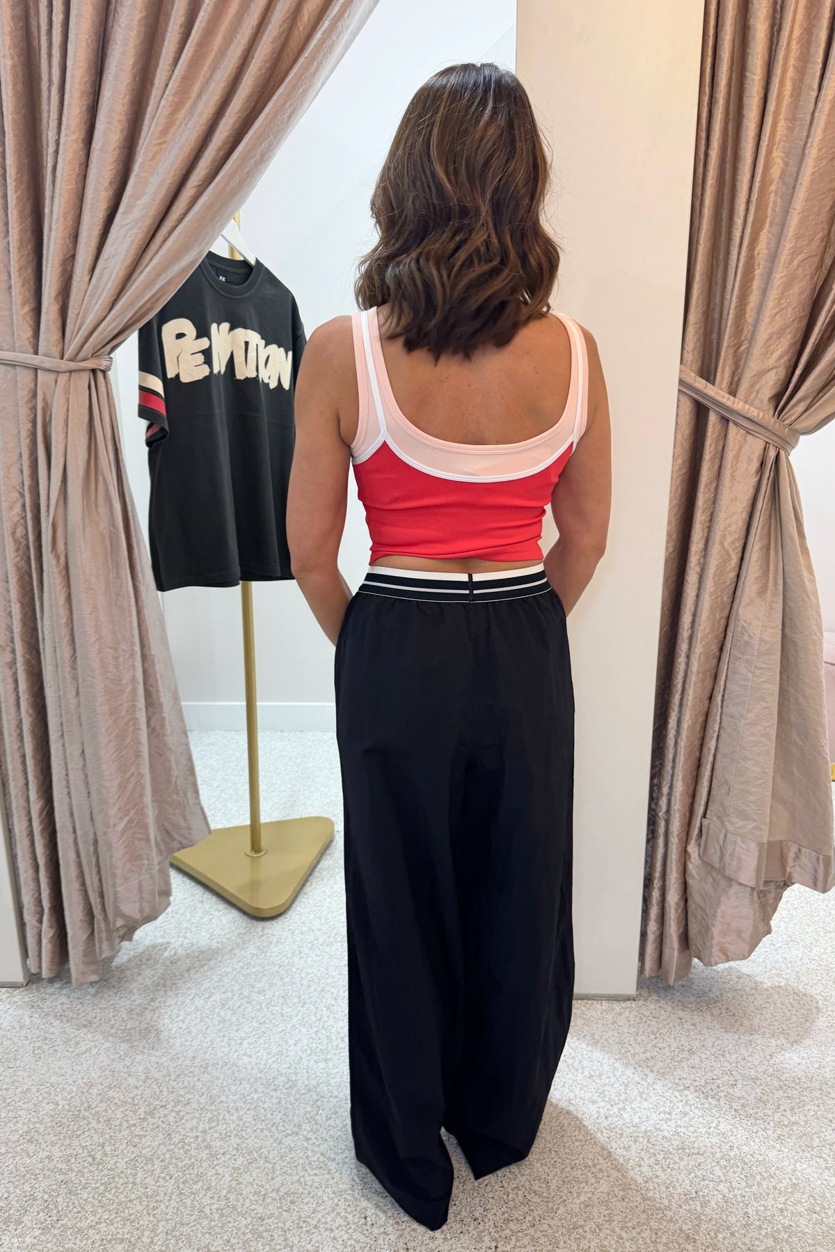 P.E Nation Avant Pant | Black/Whisper White