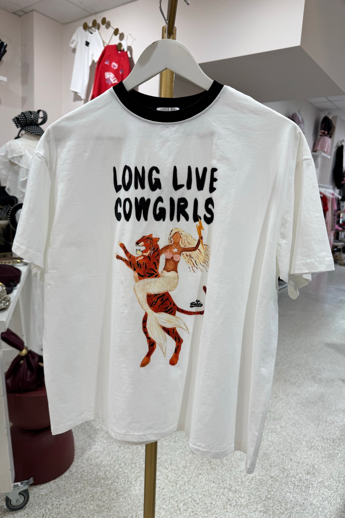 Chosen By Fifi & Annie The Cowgirl Lives Tee | White