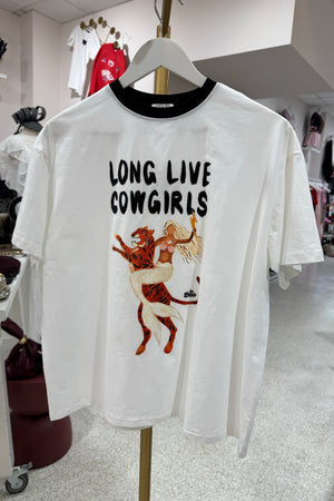 Chosen By Fifi & Annie The Cowgirl Lives Tee | White
