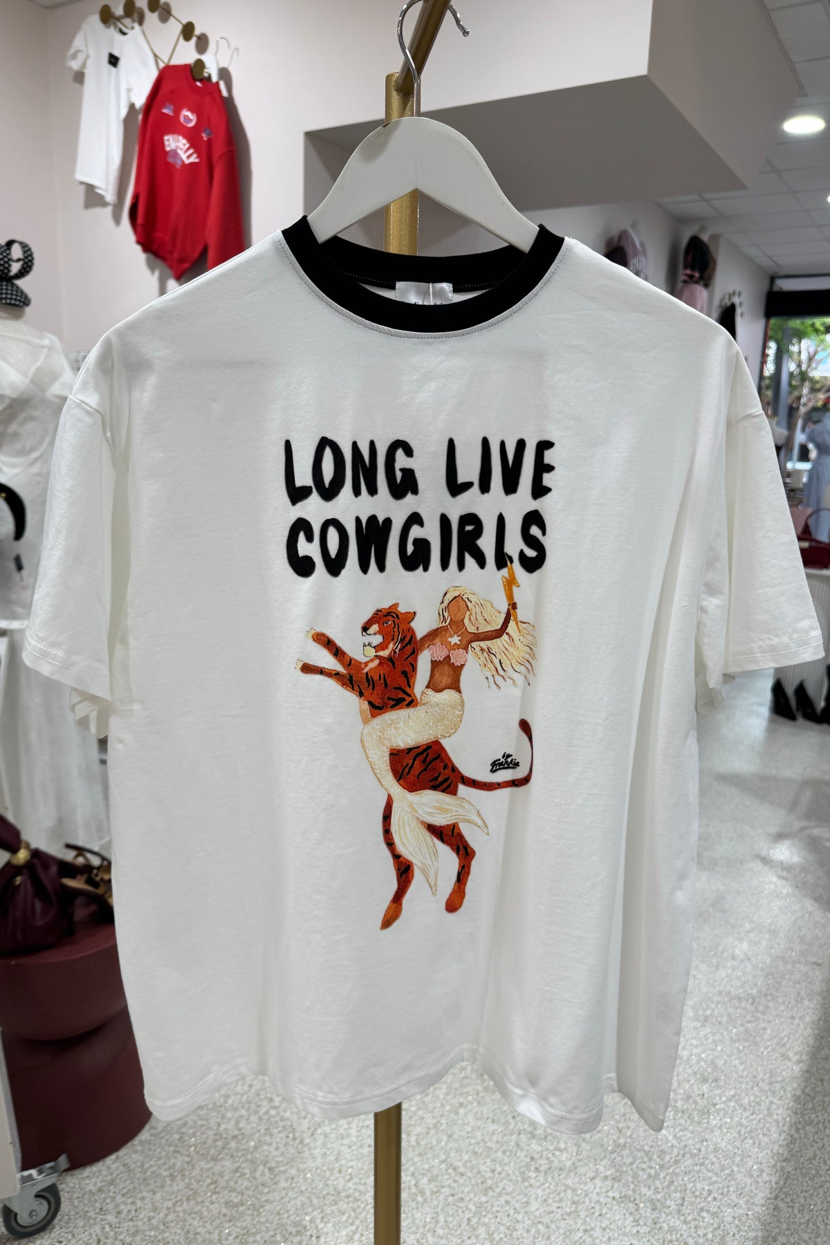 Chosen By Fifi & Annie The Cowgirl Lives Tee | White