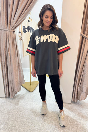 P.E Nation Frontline Oversized Tee | Asphalt