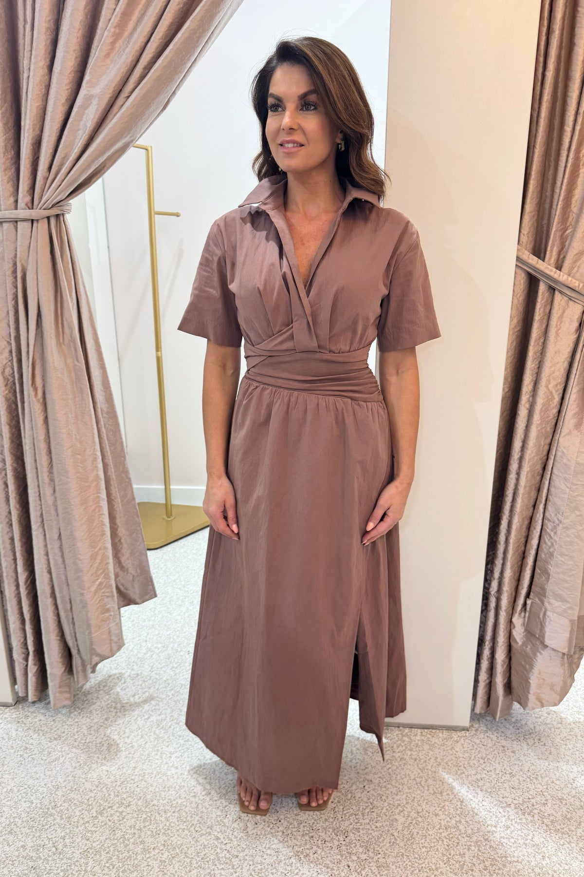 Sovere Studio Atlas Maxi Dress | Mocha