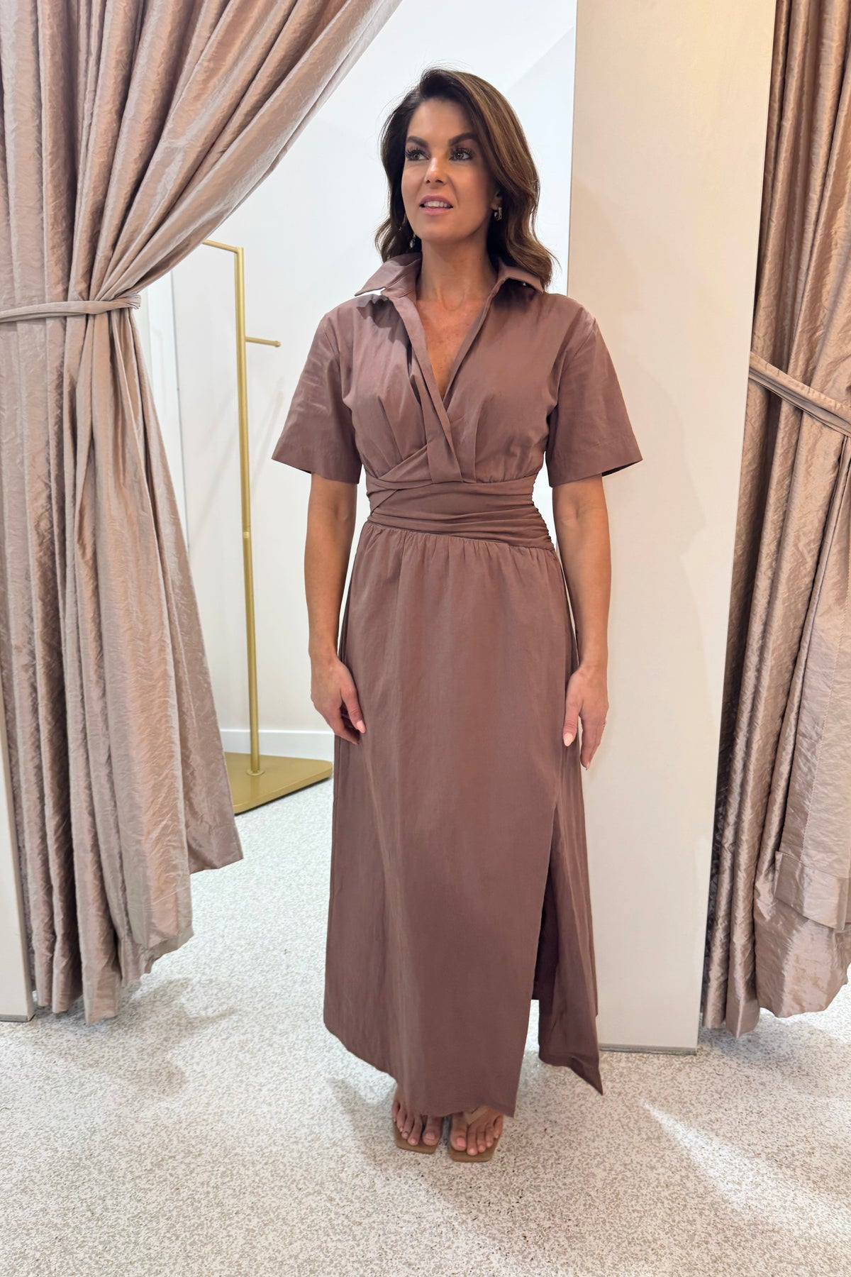 Sovere Studio Atlas Maxi Dress | Mocha