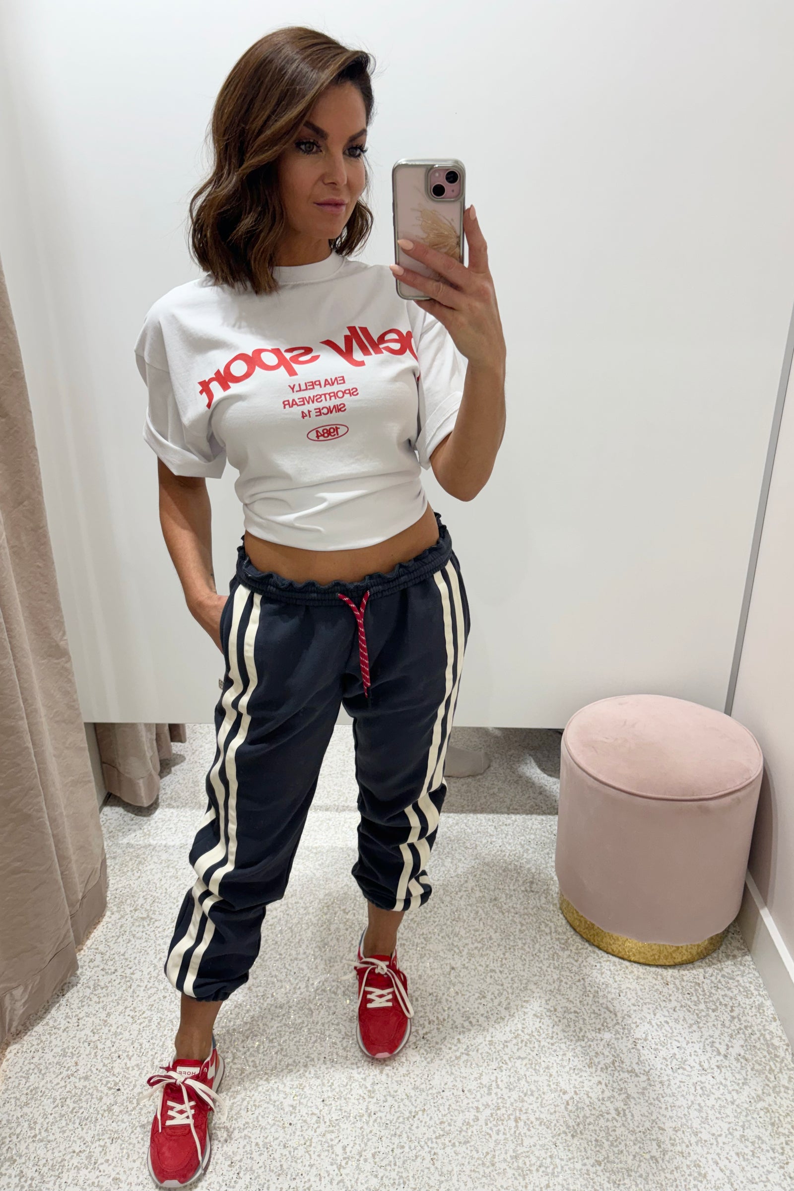 Araminta James Bisous Track Pant | Noir