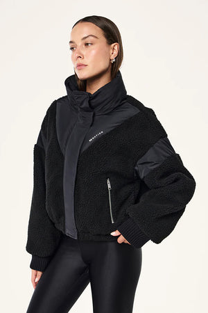 P.E Nation District Crop Jacket | Black