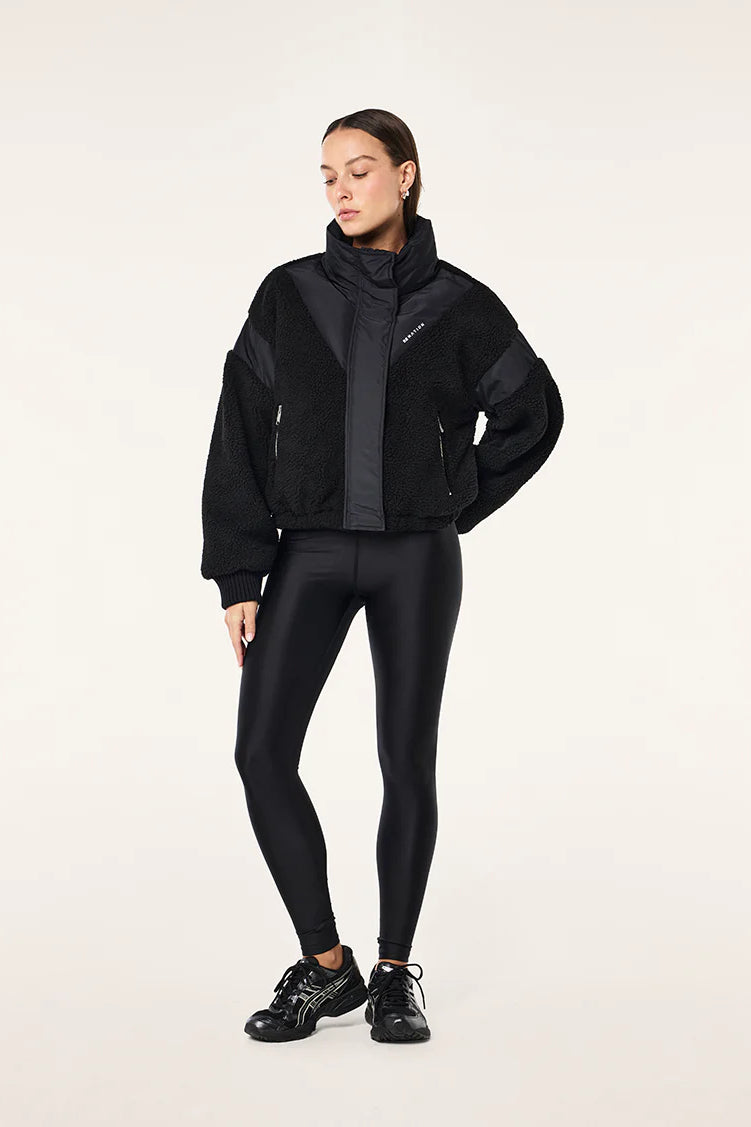 P.E Nation District Crop Jacket | Black