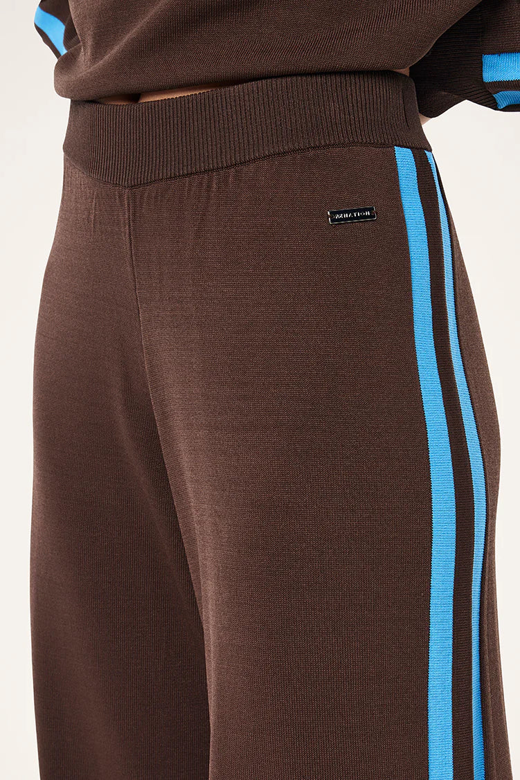 P.E Nation Retreat Knit Pant | Coffee/Marina