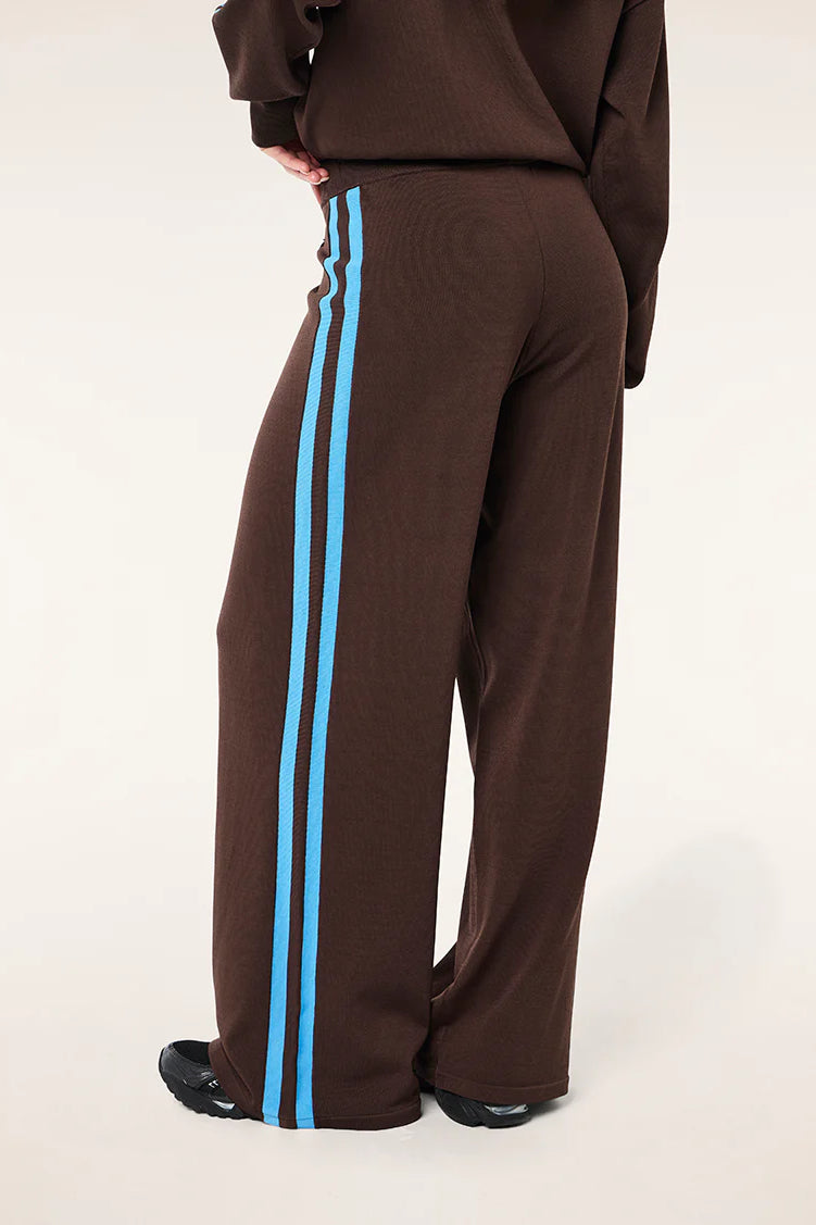 P.E Nation Retreat Knit Pant | Coffee/Marina