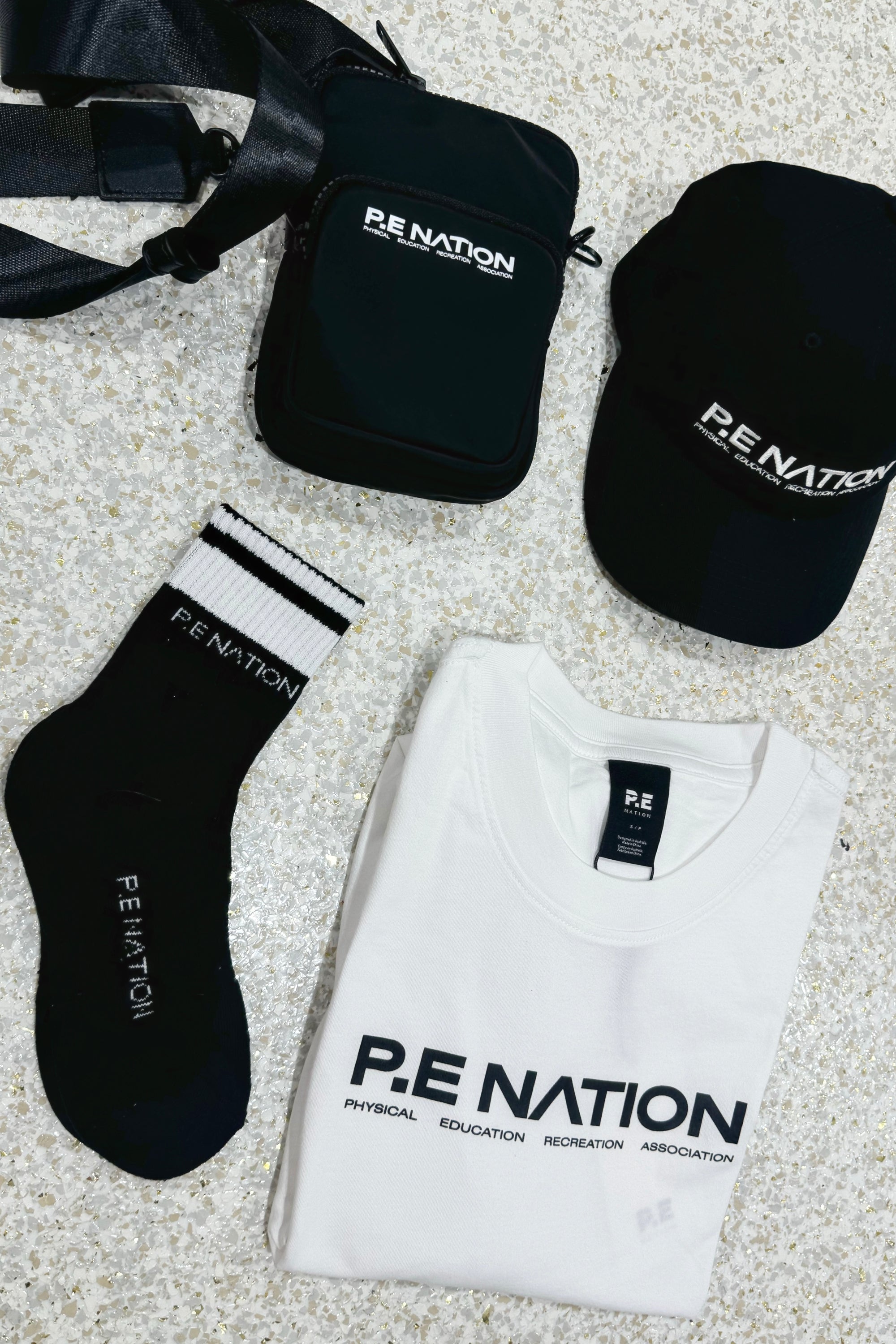 P.E Nation Homage Sock | Black