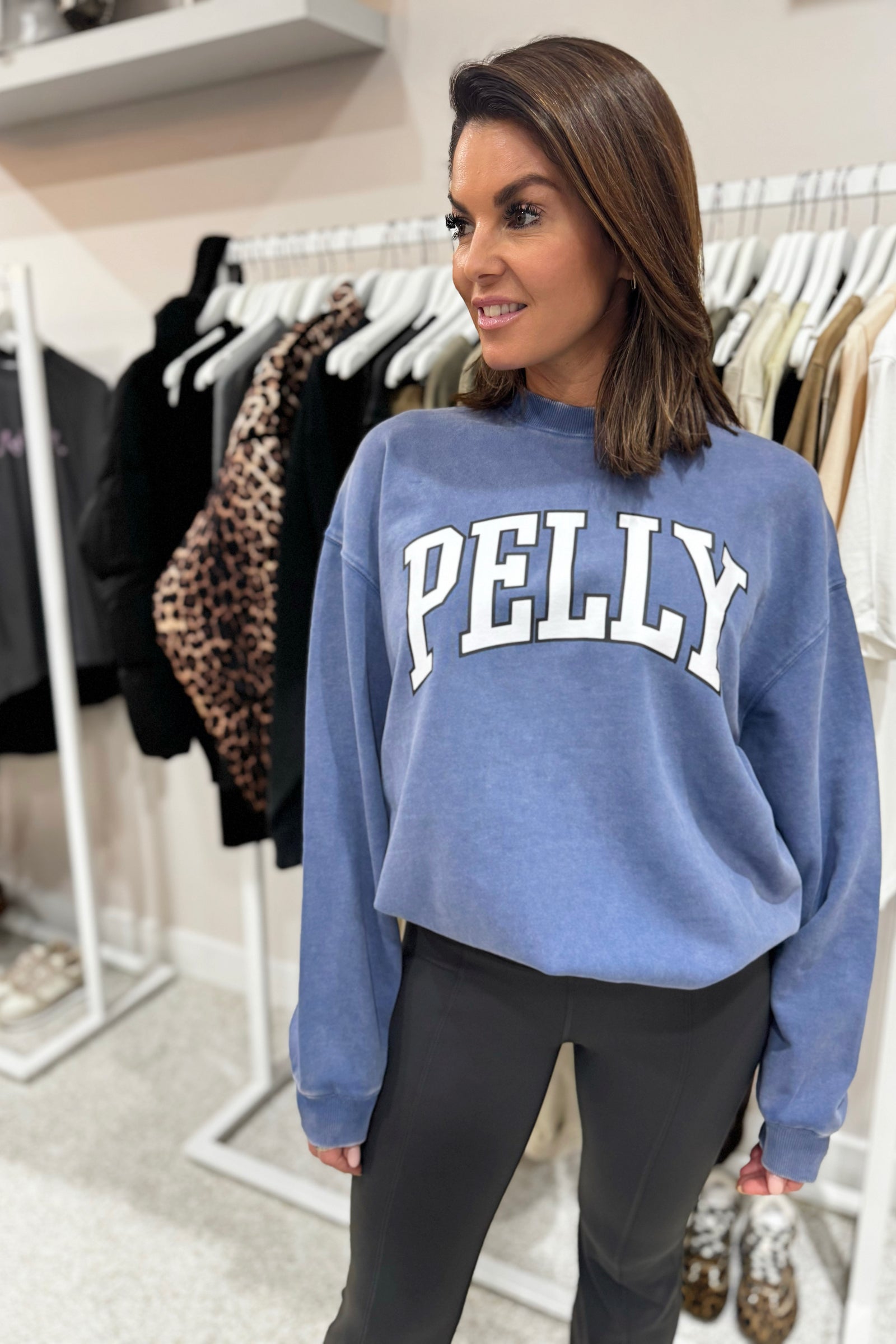 Ena Pelly EP Varsity Sweatshirt | Indigo Wash