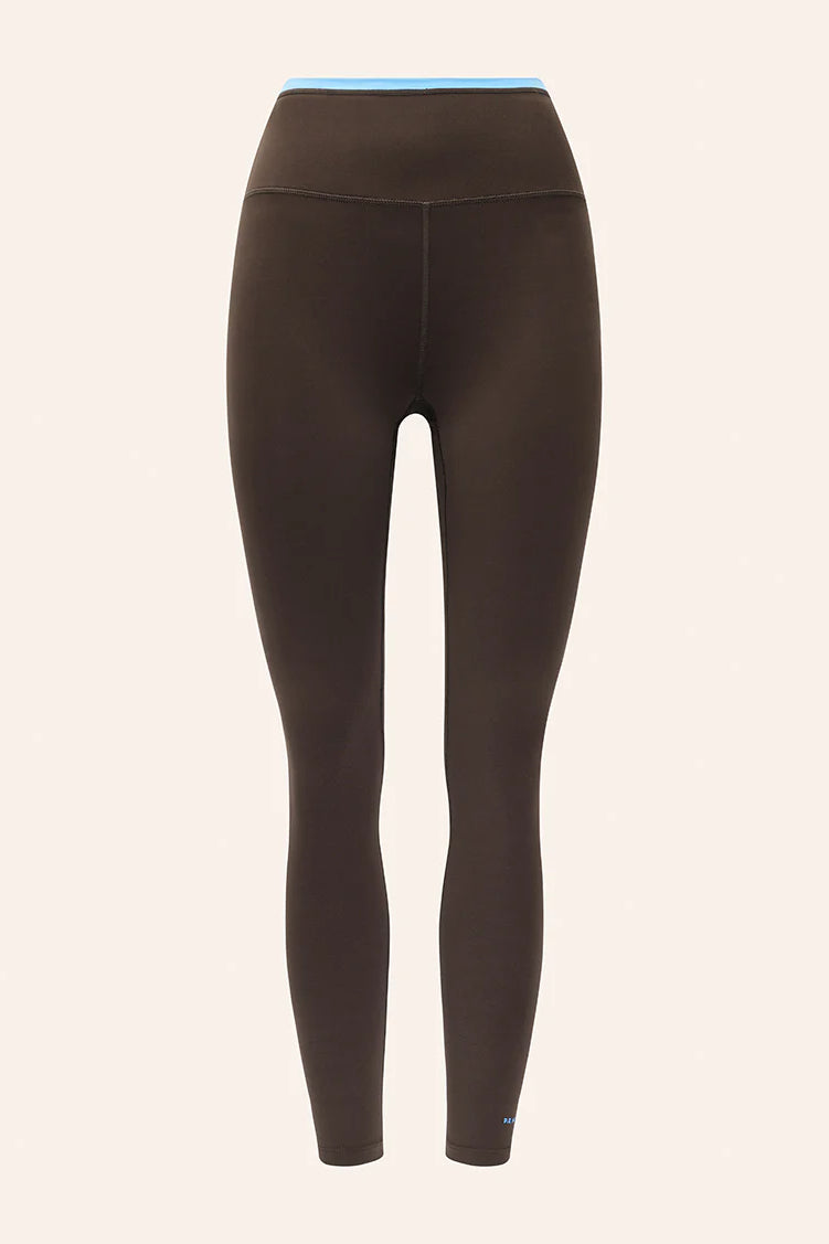 P.E Nation Vita Full Length Legging | Coffee/Marina