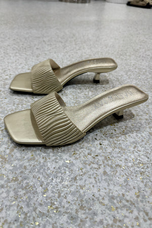 Hael & Jax Revolution Heel | Soft Gold