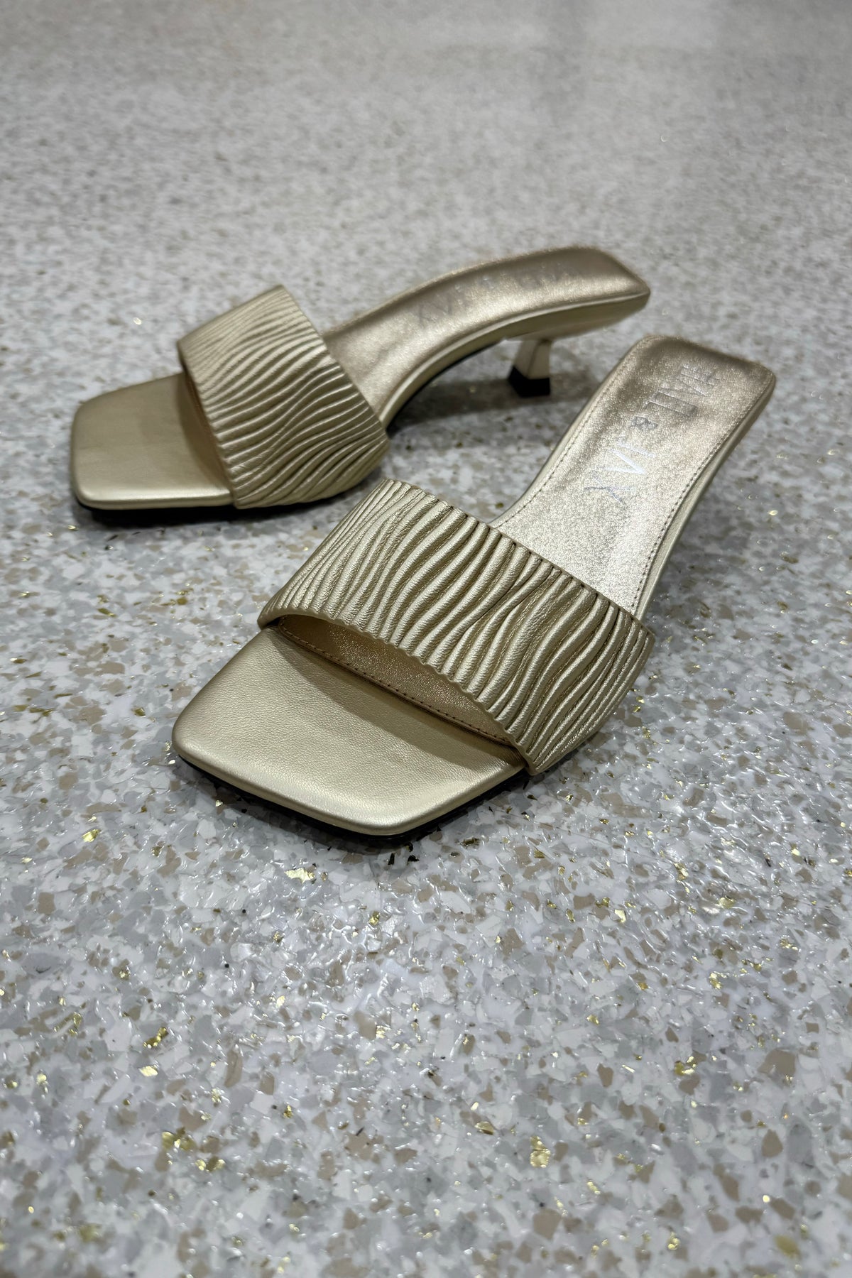 Hael & Jax Revolution Heel | Soft Gold