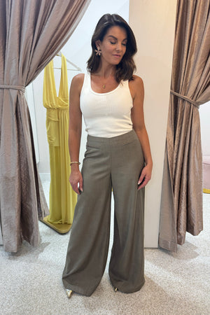 Shona Joy Asher Wide Leg Pant | Rock