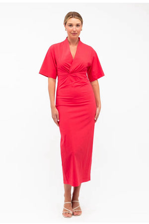 Chosen By Fifi & Annie The Marcelle Midi Dress | Poppy