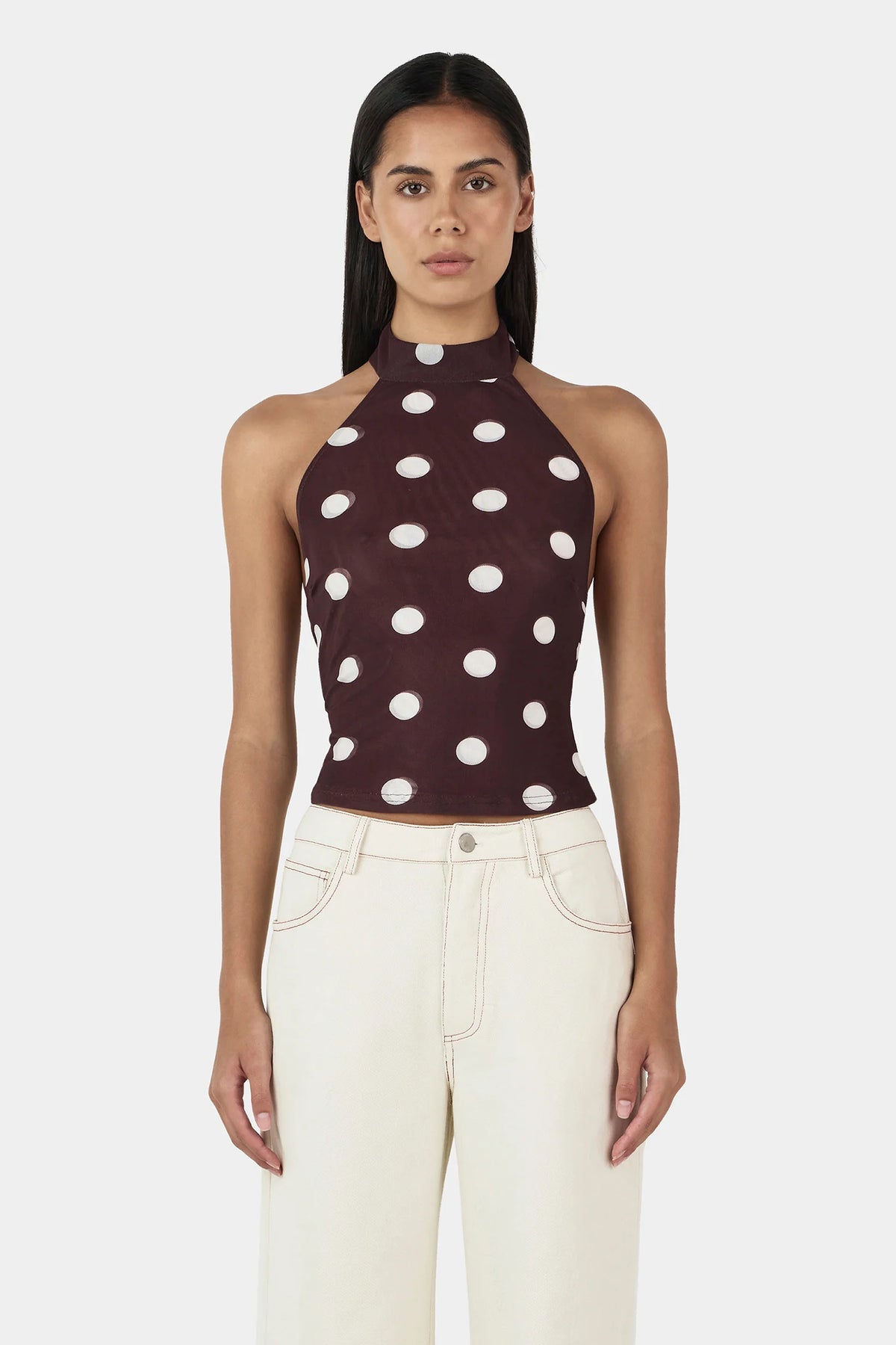 Ownley Nola Halter Top | Pinot Polka