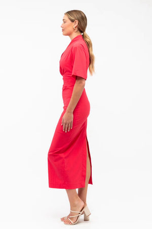 Chosen By Fifi & Annie The Marcelle Midi Dress | Poppy