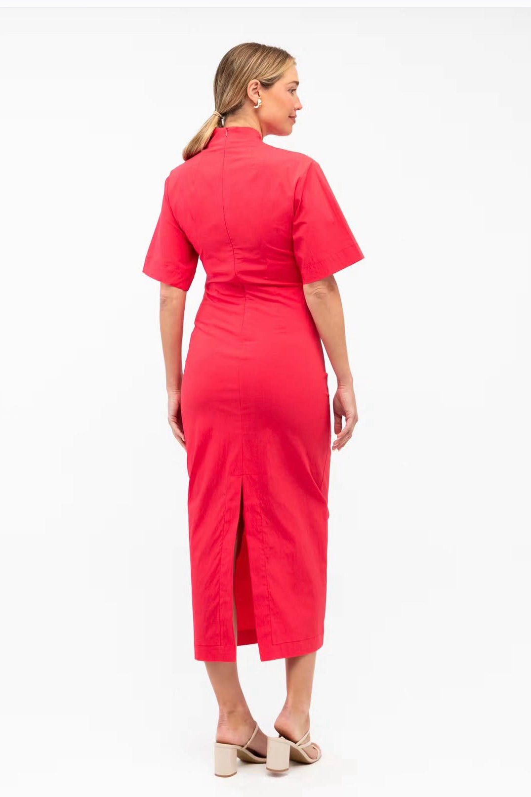Chosen By Fifi & Annie The Marcelle Midi Dress | Poppy