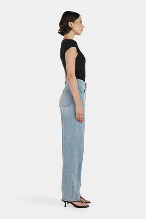 Ownley Rina Keyhole Tee | Black