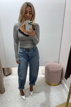 Madison The Label Pippa Top | Grey