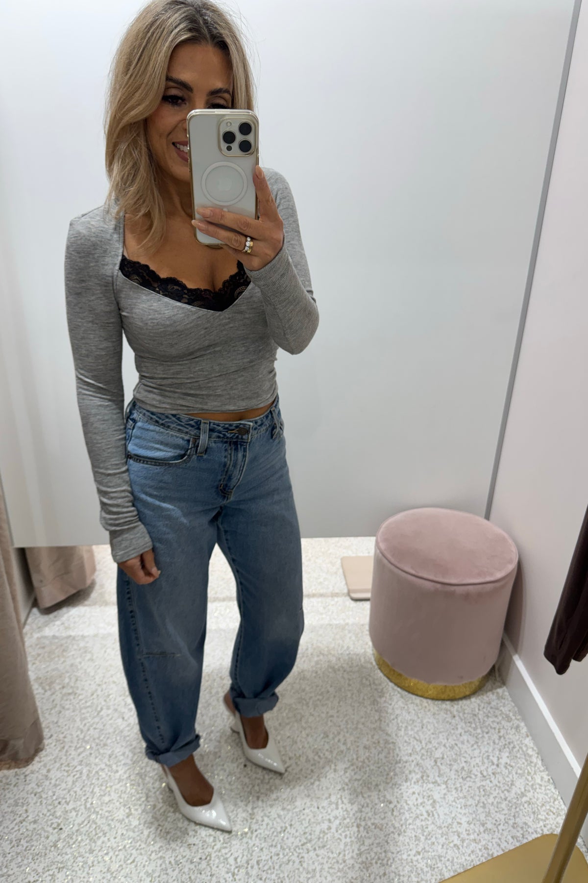 Madison The Label Pippa Top | Grey
