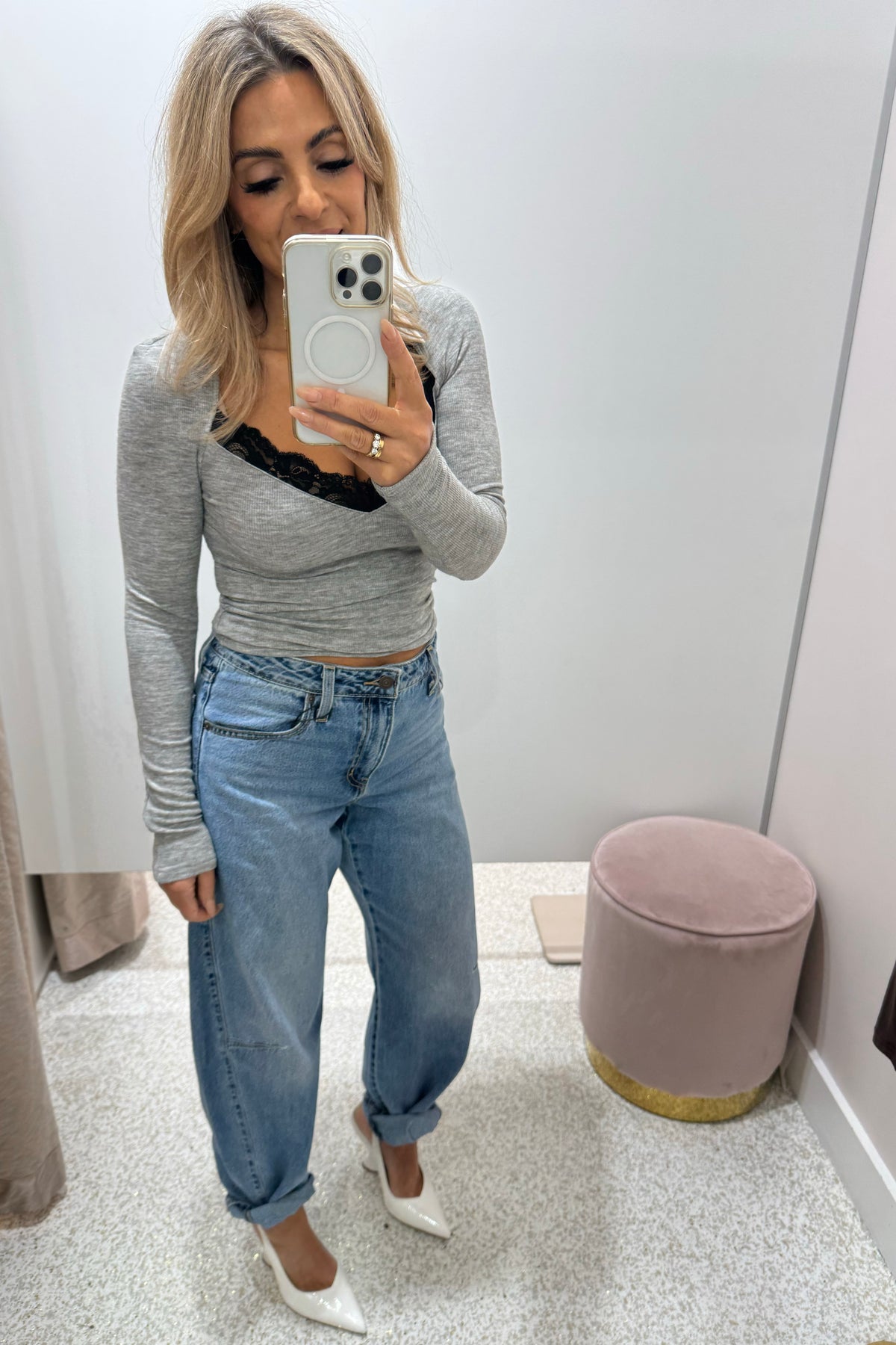 Madison The Label Pippa Top | Grey