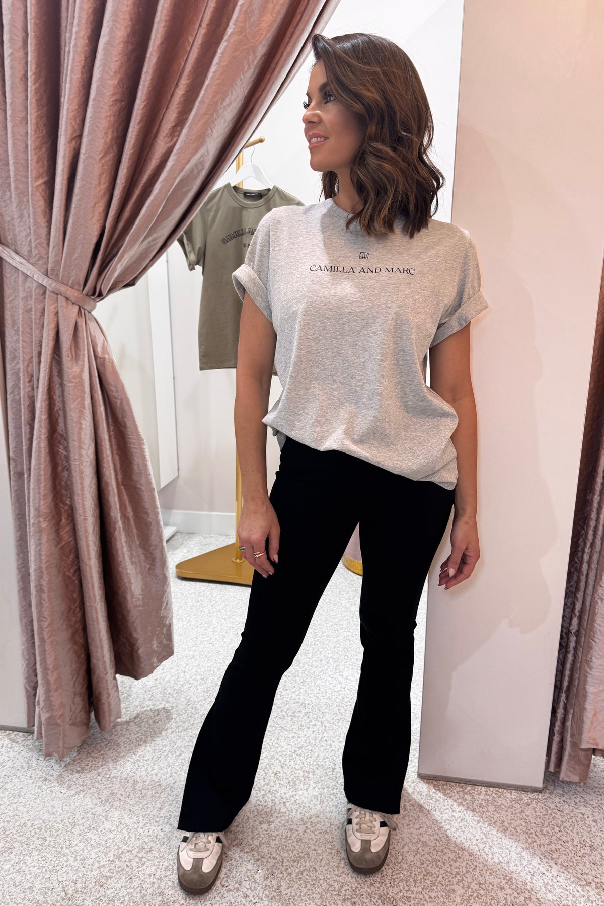 C&M Camilla & Marc Grayson Tee | Grey Marl