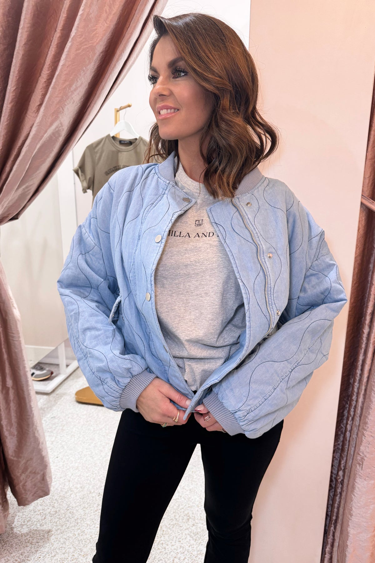 C&M Camilla & Marc Grayson Tee | Grey Marl