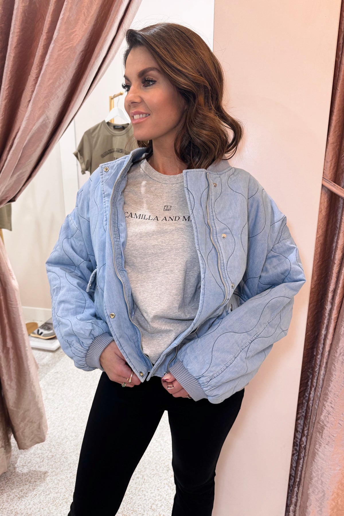 C&M Camilla & Marc Grayson Tee | Grey Marl