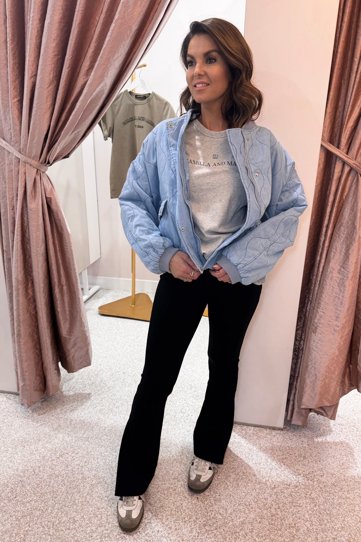 C&M Camilla & Marc Grayson Tee | Grey Marl