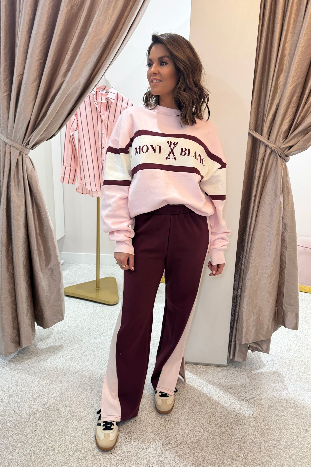 Araminta James Saint Germain Knit Pant | Red Wine