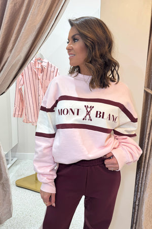 Araminta James Alpine Sweatshirt | Light Blush